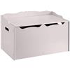Amazon Basics Scatola in legno per giocattoli, grigio, 76.2 x 45.7 x 48.3 cm