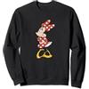 Disney Minnie Mouse Red Polka Dot Dress & Bow Yellow Shoes Felpa