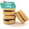 13 di Ilaria Baci di Dama Artigianali 2x150g - Biscotti Piemontesi con Nocciole e Cioccolato Fondente - Frolla Friabile al Burro Lavorata a Mano - 13 di Ilaria
