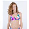 Hurley Max Isola Scoop Top Bikini, Isla Multi, XS Donna