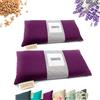 Sakito 2 (uds) Cuscino Termico Microonde (25x12 cm) - Cuscino Riscaldabile Naturale per Dolori Mestruali - Utilizzo Caldo o Freddo - Elevata Ritenzione del Calore - Tessuto di Qualità - Profumo di Lavanda