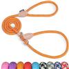 Grand Line Guinzaglio Strozzo Retriever per Cani, 150 cm Riflettente Cane di Taglia Piccola, Media, Grande (14mm, Arancione)