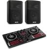 Numark Mixtrack Pro FX + 2x Alto Professional TX308 - Console DJ a 2 decks per Serato DJ con mixer DJ + 2x Cassa attiva da 350W con woofer da 8 per DJ in movimento