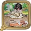 Stuzzy, Cibo Umido per Cani Adulti al Gusto Tacchino, Piselli e Carote, Paté e Carni in Pezzi - Totale 3,3Kg (22 Vaschette da 150G)