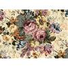 Tovaglia gobelin jacquard copritavolo classico FIORATO FIORI misura  150-180-210-240 rotonda