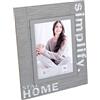 walther design Cornice Grigia 13 x 18 cm in Legno per Ritratto con Decorazione letteringSimplify YS318D