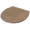 Kleine Wolke Rialto - Tappetino per il bagno Rivestimento coperchio: 47 x 50 cm marrone