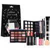 Set di Trucchi, FantasyDay Kit di Bellezza Cosmetici Kit per Occhi, Viso e  Labbra - Natale Regalo Makeup Gift Surprise con Correttore, Rossetti,  Lucidalabbra, Palette Ombretti, Mascara, Trousse, Fard