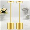 Hapfish Lampada da Tavolo Senza Fili LED,2 Pezzi 5000mAh Ricaricabile USB,Comodino