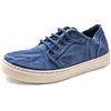 Natural World Eco - 6602E Men's Trainers - Organic Cotton Canvas Shoes - 100% EcoFriendly - Coffee Brown Color