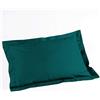 Douceur d'Intérieur Morbidezza interna Federa per cuscino con volant piatto, 50 x 70 cm, tinta unita, colore: petrolio