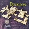 PWORK WARGAMES The Dungeon - 3D Tactical maps Rpg Fantasy Dungeon Tiles - mappe tattiche 3D modulari in MDF 3mm