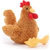 Apricot Lamb - gallina di Peluche 20 cm - Giocattoli a Forma di gallina per Bambine, Bambini e Neonati - Morbido Animale Imbottito per i Giochi e le Regalo - Animali di Peluche