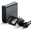 SATECHI 200W Caricatore USB C GaN con 6 Porte USB C (2x PD 3.1 e 4x PD 3.0), Stazione di Ricarica Rapida e Sicura per MacBook Air/Pro/Neo, iPad, iPhone, Laptop, Thunderbolt