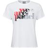 HEAD Maglietta We Are Padel II Donna, Bianco e Nero, XL