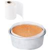 BYKITCHEN Fodera per torta, antiaderente per torte, piccola pergamena da forno, per torta, tortiera a cerniera e altro (10 cm x 50 m)