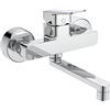 Ideal Standard - Ceraplan, Miscelatore monocomando a parete da cucina, Bocca mobile, Cromato