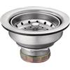 Moen 22036 3 - 1/5,1 cm Composite gruppo di scarico, in acciaio