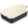 Le Creuset Pirofila rettangolare Tradition in gres vetrificato, 26 cm, 2.4 L, Nero Lucido, 71102261400001