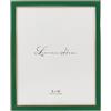 Lawrence Frames Polished Enamel Cornice portafoto, Polistirene, Verde, 8x10