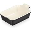 Le Creuset Pirofila rettangolare Tradition in gres vetrificato, 19 cm, 1.1 L, Nero Lucido, 71102191400001