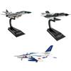 OPO 10 - Lotto di 3 Aerei da Combattimento 1/100: Kawasaki T-4 Blue Impulse + MIG-29 SMT Fulcrum 2012 Russian Air Force + Tornado IDS 1990 Aeronautica Militare Italiana / SD4+CP02+03 / LSD56