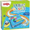 HABA 306827 - Logic! Games - AquaNiloPark, Gioco per bambini in solitario di logica, auto-correttivo. Più 6 anni