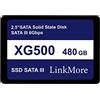 LinkMore XG500 480 GB SATA III da 2,5 (6Gb/s) SSD interno, unità a stato solido, fino a 500 MB/s per Latop e PC