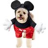 Rubie's unisex adulto Disney: Mickey & Friends Pet Costume, Mickey Mouse Party Goods, Multicolore, M Collo 14.5 Circonferenza 20 Indietro 15 US
