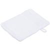 Gözze - Guanto da Bagno, Set da 4 Pezzi, Morbido e Assorbente, 100% Cotone, 16 x 21 cm - Bianco