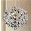 BESTIER moderno lampadario a sospensione cristallo goccia di pioggia illuminazione plafoniera lampada per sala da pranzo bagno camera da letto soggiorno 3 lampadine G9 richieste