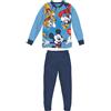 Disney Pigiama Lungo Topolino Bimbi 3-10a Disney Cod. DY40G7109