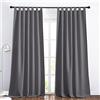 PONY DANCE Tende Oscuranti Termiche Isolanti per Camera da Letto 2 Pezzi 140x245 CM Tende Moderne per Soggiorno Curtains Oscuranti per Interni, Grigio