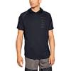 Under Armour Mk1 Terry Shortsleeve Hood Felpa, Uomo, Nero, XL