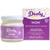 Derma Viridis Deoly Wow Plastic Free Deodorante in crema senza profumo a lunga durata 100 ml Deodorante solido naturale
