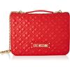 Love Moschino Borsa A Spalla, BORSA A SPALLA Donna, Rosso, Taglia unica