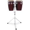 Latin Percussion Congaset Junior Congas 8 + 9, LP-JRX-DW, rosso vino, hardware cromato