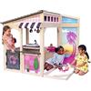 KidKraft Casetta da Giardino di Barbie, Casetta in Legno con Cucina Giocattolo per Bambini, P280192E [Esclusivo Amazon]