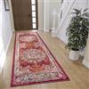 HANSE Home Maderno Tappeto orientale classico a trama fitta con ornamenti vintage morbido pelo corto per camera da letto, sala da pranzo, soggiorno, corridoio, rosso, 80 x 240 cm