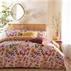 furn. Protea - Set copripiumino matrimoniale, colore: Rosa