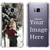 Pnakqil Cover Personalizzata Compatibile con Samsung Galaxy S8 Plus 6,2 Personalizzato con Foto Testi Disegni, Custodia Morbido TPU Silicone Antiurto Trasparente Custom Case per Samsung S8 Plus, 1