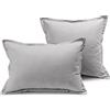 Caleffi 74976 Microfibra Modern Arredo Cuscino, Grigio