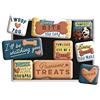 Nostalgic-Art Set di Magneti vintage, Dog Treats - Idea regalo per proprietari di cani, Decorazione del frigorifero, Design nostalgico, 9 pezzi