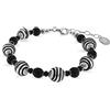 Venetiaurum - Bracciale con Sfere in Vetro Originale di Murano e Argento 925 - Gioiello Made In Italy Certificato