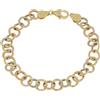 Gioielleria Lucchese Oro Bracciale Donna Oro Giallo Bianco Rosa GL101175