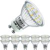 EACLL Lampadine LED GU10 4.9W Equivalente a Alogena 75W, Pacco da 10, 585lm Luce Bianco Neutro 4000K, Faretti AC 230V senza Sfarfallio, Angolo a Fascio 120° Spot, Non Dimmerabile Lampade Riflettore