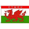 AZ FLAG BANDIERA GALLES CYMRU 90x60cm - BANDIERA GALLESE 60 x 90 cm - AZ FLAG