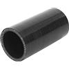 A ABSOPRO Auto Raffreddamento Tubo Flessibile Riduttore Dritto 45mm Silicone Nero