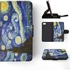 Generic Vincent Van Gogh - Custodia a portafoglio con apertura a libro per Apple iPhone 7, iPhone 8, iPhone SE (2020) | iPhone SE (2022)