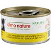 Almo Nature HFC Natural - Alimento Umido per Cani - Coscia di Pollo - Qualità Human Grade, Senza Glutine, Monoproteico - 95g, Confezione da 24